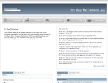 Tablet Screenshot of itsyourparliament.eu